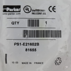 Parker INTERFACE WANDLER E/P PS1-E21602B OVP