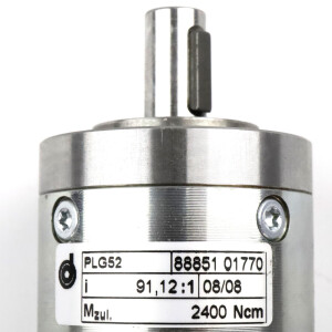 Dunkermotoren DC-Getriebemotor GR63X25 + PLG52 i=91,12:1 NOV