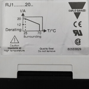 Carlo Gavazzi Halbleiterrelais RJ1A60D20E NOV