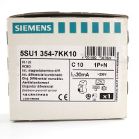 Siemens FI/LS-Schalter 5SU1354-7KK10 OVP