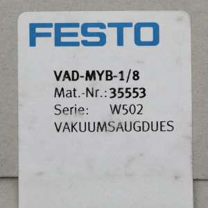 Festo Vakuumsaugdüse VAD-MYB-1/8 35553 SIE