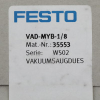 Festo Vakuumsaugdüse VAD-MYB-1/8 35553 SIE
