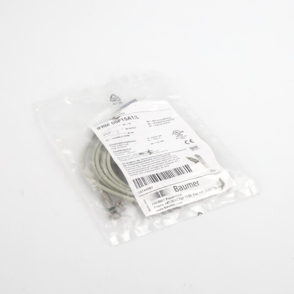 Baumer electric Induktiver Näherungsschalter IFRM 05P15A1/L 10144587 OVP