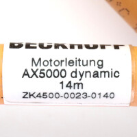 Beckhoff Motorleitung AX5000 dynamic ZK4500-0023-0140 14m NOV