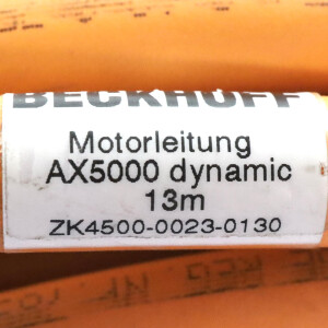 Beckhoff Motorleitung AX5000 dynamic ZK4500-0023-0130 13m NOV