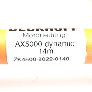 Beckhoff Motorleitung AX5000 dynamic ZK4500-8022-0140 14m NOV