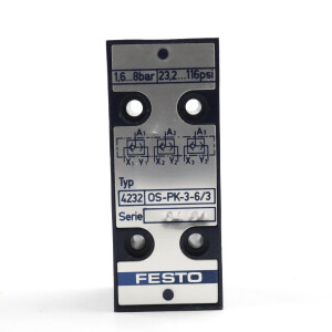 Festo ODER-Block OS-PK-3-6/3 4232 GEB
