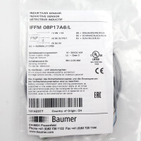Baumer electric Induktiver Näherungsschalter IFFM 08P17A6/L OVP