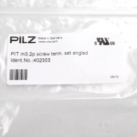 Pilz Steckersatz PIT m3.2p screw terminal set angled 402303 OVP