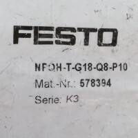 Festo T-Steckverbindung NPQH-T-G18-Q8-P10 578394 (10Stk.) OVP
