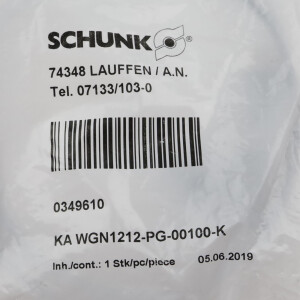 Schunk Kabel KA WGN1212-PG-00100-K 0349610 OVP