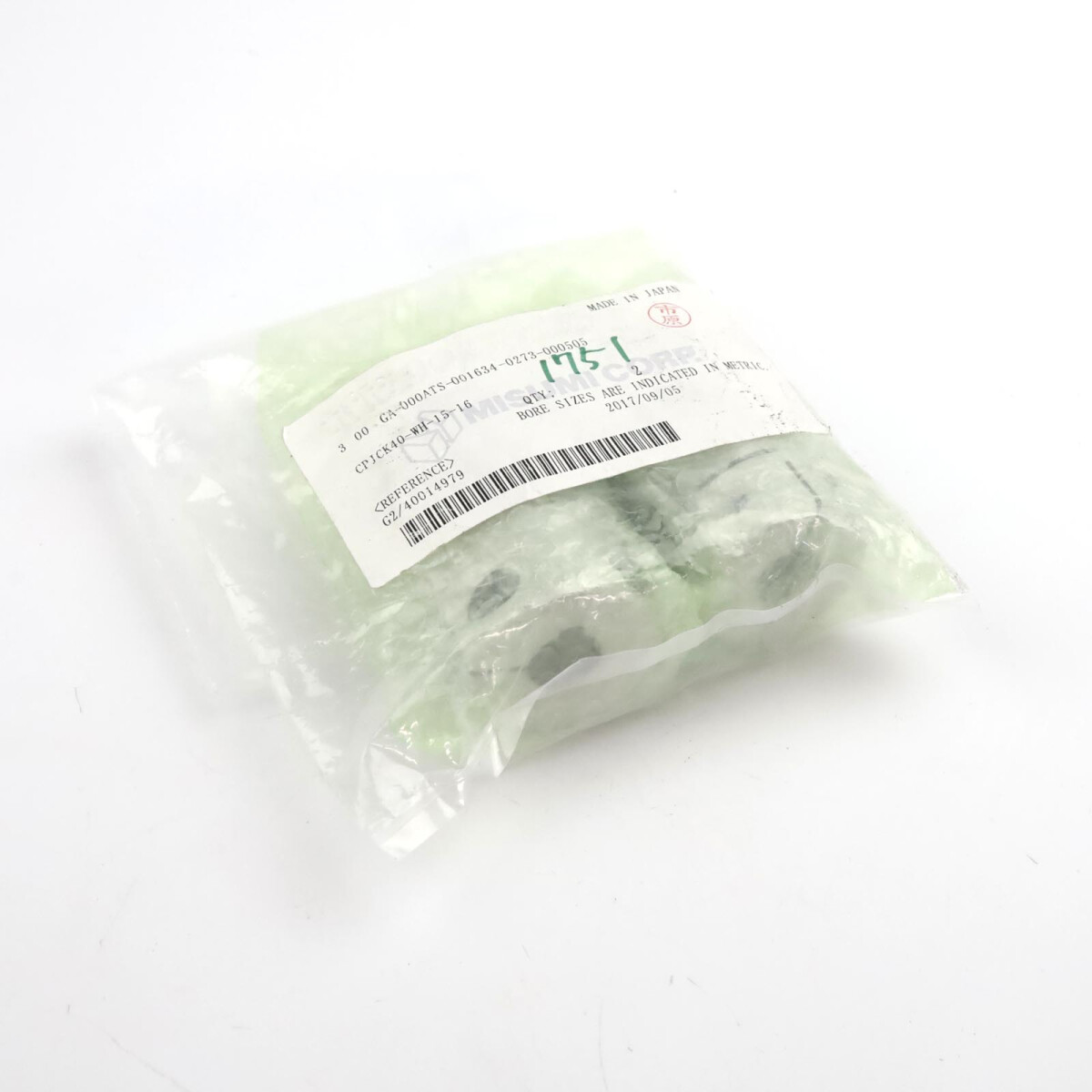 MISUMI Klauenkupplung CPJCK40-WH-15-16 (2Stk.) OVP