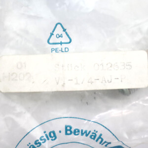 Festo Hohlschraube VT-1/4-AJ-P 12635 OVP