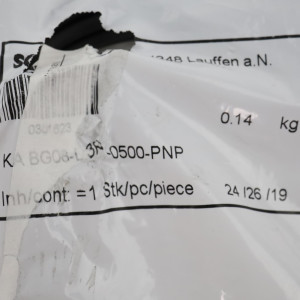 Schunk Kabel KA BG08-L 3P-0500-PNP 0301623 OVP