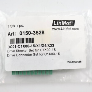 LinMot Stecker-Set DC01-C1X00-1S/X1/X4/X33 0150-3528 OVP