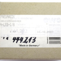Ewo Druckminderer H-LRB-1/8 444.213 OVP