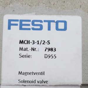 Festo Magnetventil MCH-3-1/2-S 7983 OVP