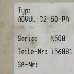 Festo Kompaktzylinder ADVUL-32-50-P-A 156881 OVP