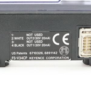 Keyence Lichtleiter-Messverstärker FS-V34CP OVP