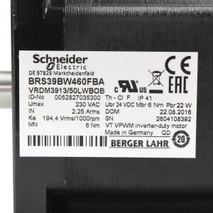 Schneider Electric Schrittmotor BRS39BW460FBA VRDM3913/50LWB OVP