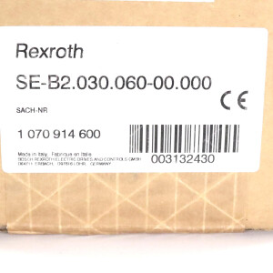 Rexroth Servomotor SE-B2.030.060-00.000 1070914600 OVP