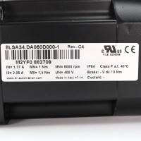 B&R Servomotor 8LSA34.DA060D000-1 Rev.:C4 GEB