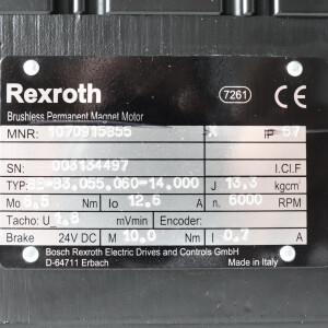 Rexroth Servomotor SE-B3.055.060-14.000 1070915855 OVP