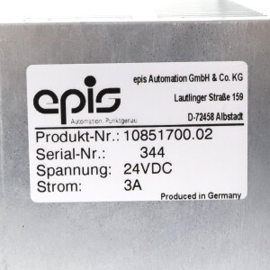 epis Panel 10851700.02 NOV