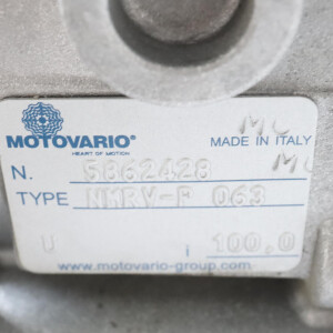 Nerimotori Getriebemotor IN71C4 IC411 11053788002 + NMRV-P 063 i=100,0 NOV