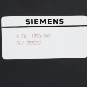 Siemens Hauptstromversorgung 6EW1890-2AB GEB