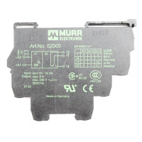 Murr elektronik Ausgangsrelais MIRO 6,2 24VDC-1U 52000 (8Stk.) GEB