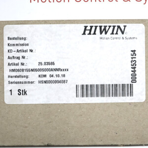 HIWIN Zahnriemenachse HM060B155N0500S000ANNR OVP