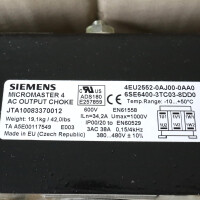 Siemens Micromaster 4 Ausgangsdrossel 6SE6400-3TC03-8DD0 NOV