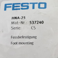 Festo Fußbefestigung HNA-25 537240 (2Stk.) OVP