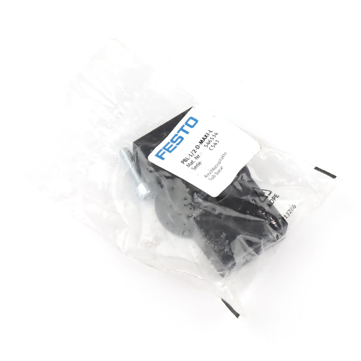 Festo Anschlussplatte PBL-1/2-D-MAXI-L 546534 OVP