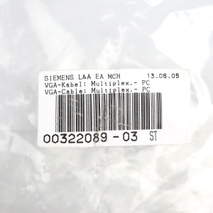 Siemens L&A EA MCH VGA-Kabel 00322089-03 OVP