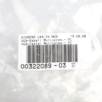 Siemens L&A EA MCH VGA-Kabel 00322089-03 OVP