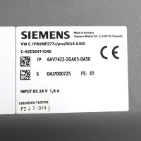 Simatic MP377 pro Bedienstation 6AV7422-2GA03-0AS0 / 6AV6644-2AB01-2AX0 NOV