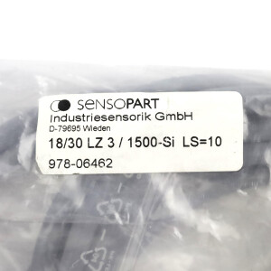 SENSOPART Lichtleiter 18/30 LZ 3/1500-Si LS=10 978-06462 OVP