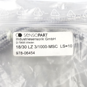 SENSOPART Lichtleiter 18/30 LZ 3/1000-MSC LS=10 978-06454 OVP