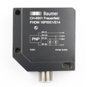 Baumer electric Reflexions-Lichttaster FHDM 16P5001/S14 NOV