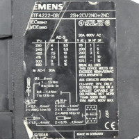 Siemens Schütz 3TF4222-0BB4 24VDC GEB
