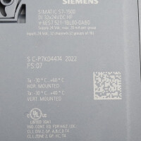 Simatic S7-1500 Digitaleingabemodul 6ES7521-1BL00-0AB0 FS:07/FW:V2.2.1 OVP
