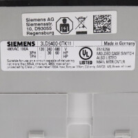 Siemens Lasttrennschalter 3LD5400-0TK11 NOV