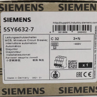 Siemens Leitungsschutzschalter 5SY6632-7 OVP