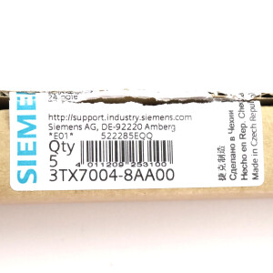 Siemens Verbindungskamm 3TX7004-8AA00 (5Stk.) OVP