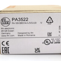 ifm electronic Drucktransmitter PA3522 PA-100-SBG14-A-ZVG/US//V OVP