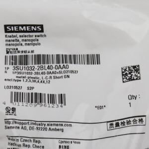 Siemens Knebelschalter 3SU1032-2BL40-0AA0 OVP