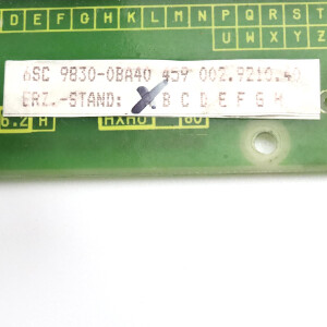 Siemens Anpassungsbaugruppe 6SC9830-0BA40 E-Stand: A GEB