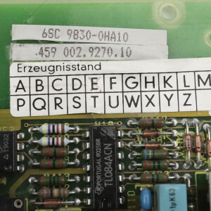 Siemens Anpassungsbaugruppe 6SC9830-0HA10 E-Stand: E GEB